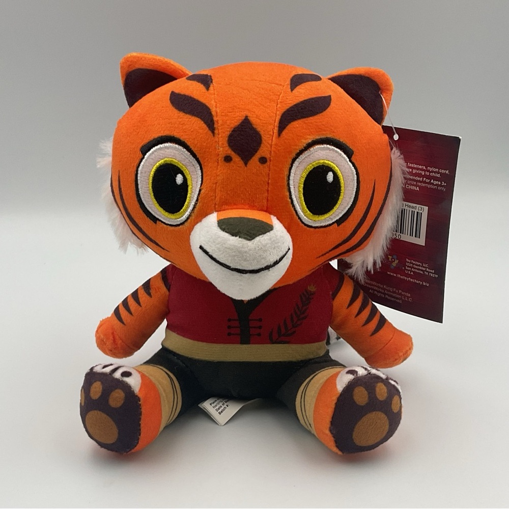 Kung Fu Panda Baby Tigress 6” Plush Stuffed Animal Dreamworks Toy Factory Tiger